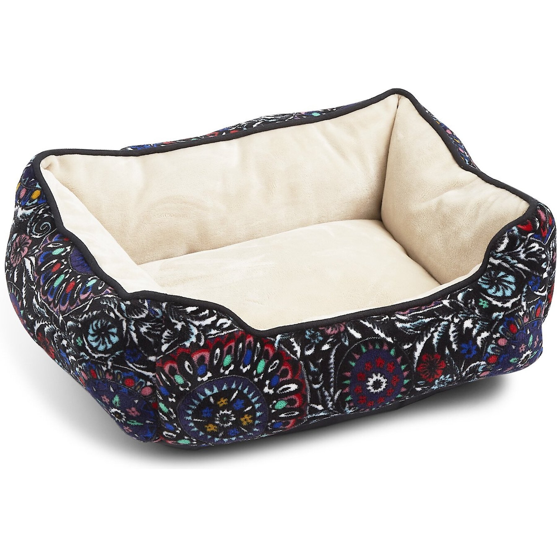 Vera Bradley Stained Glass Medallion Cat & Dog Bed