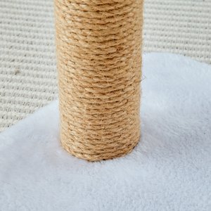 Two By Two The Linden Twin Sisal Cat Tree, Small, Ivory 