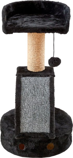 Two by Two The Camellia Sisal Cat Tree, Small, Black slide 1 of 10