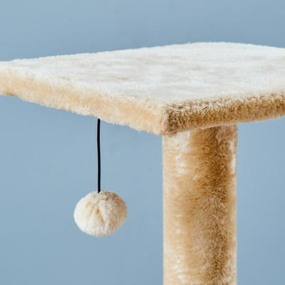 Show full view: Two By Two The Poplar Playground Cat Tree, Large, Beige slide 4 of 10