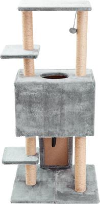 Show full view: Two By Two The Cortland Cat Tree, Medium, Grey slide 3 of 9