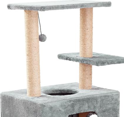 Show full view: Two By Two The Cortland Cat Tree, Medium, Grey slide 7 of 9