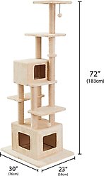 Two By Two The Ponderosa Cat Tree, Large, Grey slide 2 of 7