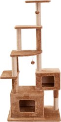 Two By Two The Walnut Cat Tree, Large, Brown