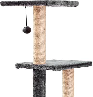 Show full view: Two By Two The Walnut Cat Tree, Large, Dark Grey slide 7 of 9