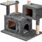 Show in main carousel: Two By Two The Walnut Cat Tree, Large, Dark Grey slide 8 of 9