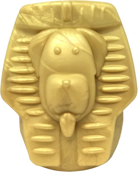 SodaPup Doggie Pharaoh Treat Dispenser Dog Toy, Gold, Large slide 1 of 7