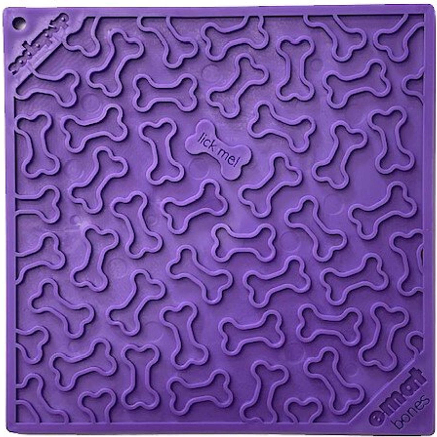 Large Green Jigsaw & Large Purple Bones eMat Lick Mat Bundle