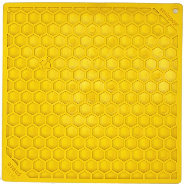 SodaPup Emat Honeycomb Dog Lick Mat, Large slide 1 of 9