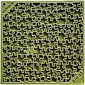 SodaPup Emat Jigsaw Dog Lick Mat, Green