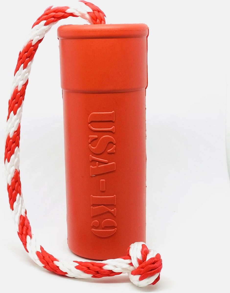 SODAPUP Firecracker Rubber Floating Training Dummy Dog Toy