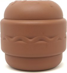 SodaPup Hamburger Rubber Treat Dispenser Dog Toy