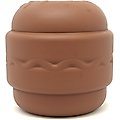 SodaPup Hamburger Rubber Treat Dispenser Dog Toy