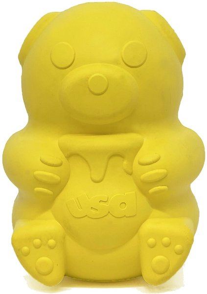 SodaPup Honey Bear Rubber Treat Dispenser Dog Toy, Medium slide 1 of 9