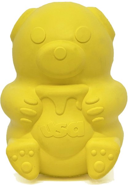 SodaPup Honey Bear Rubber Treat Dispenser Dog Toy, Large slide 1 of 9