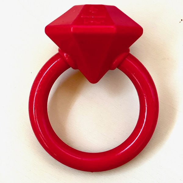 SodaPup Nylon Diamond Teething Ring Chew Dog Toy slide 1 of 8