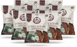 Greater Wild Beef Recipe Jerky Strips Dog Treats, 2.3-oz, pack of 8
