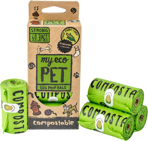 MyEcoPet Compostable Dog Waste Bags, 60 count slide 1 of 7