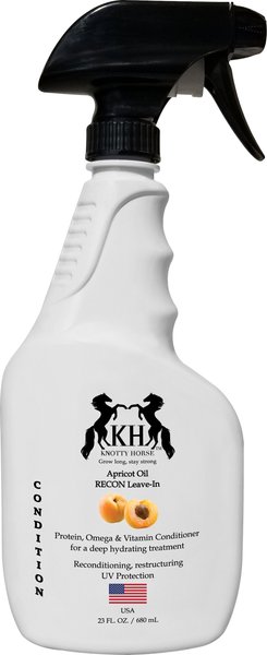 Knotty Horse Apricot Oil Recon Leave-In Horse Conditioner, 23-oz bottle