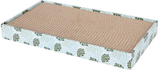 Frisco Double-Wide Cat Scratcher Toy with Catnip, Tropical Paradise slide 1 of 5