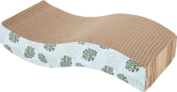Frisco Wave Cat Scratcher Toy with Catnip, Tropical Paradise slide 1 of 4