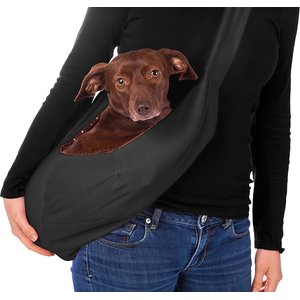 iPrimio Hands-Free Dog & Cat Sling Carrier, Small, Black