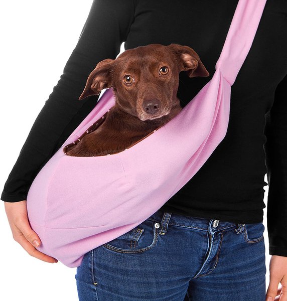 iPrimio Hands-Free Dog & Cat Sling Carrier, Small, Pink slide 1 of 3