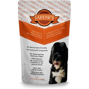 Sabrini's Royal Treats Wild Salmon & Sweet Potato Dog Treats, 3-oz pouch