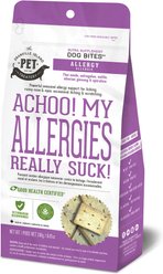 The Granville Island Pet Treatery 'Achoo! My Allergies Really Suck! Nutra Supplement Dog Treats, 8.47-oz bag