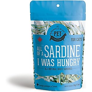 The Granville Island Pet Treatery 'All of a Sardine I was Hungry Dehydrated Sardine Dog & Cat Treats, 1.76-oz bag