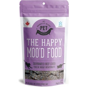 The Granville Island Pet Treatery The Happy Moo'D Food Dehydrated Beef Liver Dog & Cat Treats, 3.17-oz bag