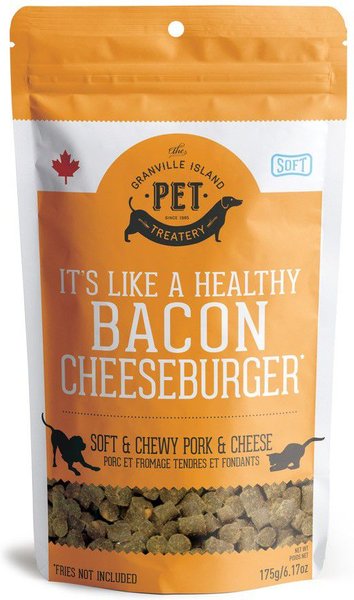 The Granville Island Pet Treatery It's like a Healthy Bacon Cheeseburger Pork & Cheese Soft Chew Dog & Cat Treats, 6.17-oz bag slide 1 of 2