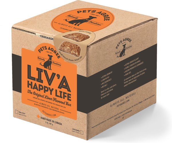 The Granville Island Pet Treatery Liv’A Happy Life Pets Agree Liver Flavored Dog Treats, 32-oz bag, Small slide 1 of 1