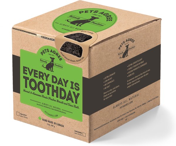 The Granville Island Pet Treatery Everyday is Tooth Day Pets Agree Breath Freshening Dog Treats, 32-oz bag, Small slide 1 of 2