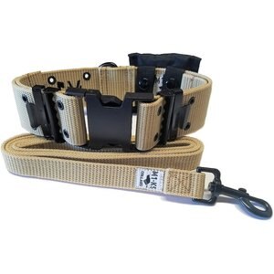 M1-K9 Utility Pouch Dog Collar & Leash, Desert Tan