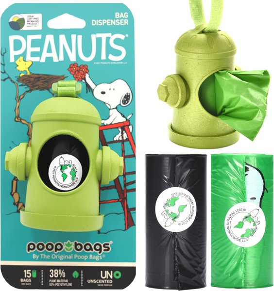 The Original Poop Bags Peanuts USDA Bibased Dog Poop Bag Dispenser slide 1 of 6