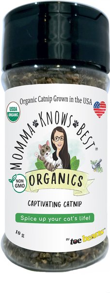 Momma Knows Best Organic Catnip, 10-g slide 1 of 9
