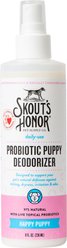 Skout's Honor Happy Puppy Probiotic Daily Use Cat & Dog Deodorizing Spray, 8-oz Bottle