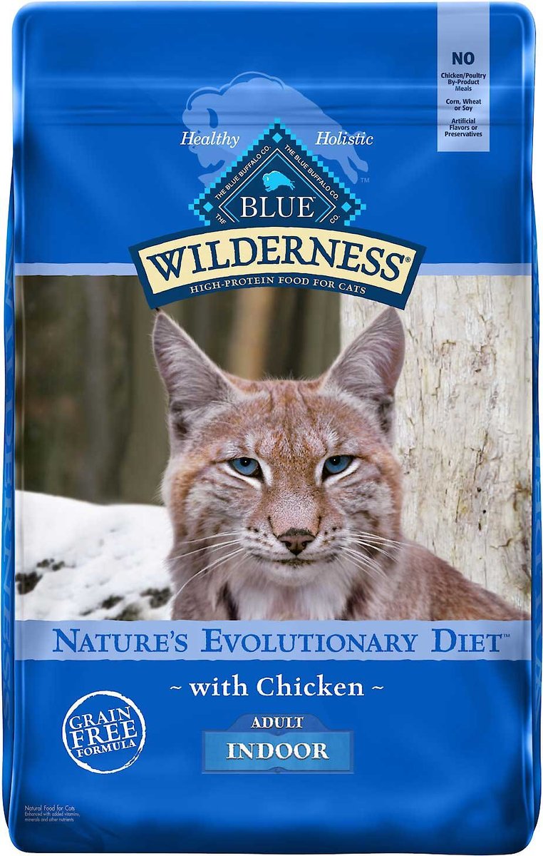 BLUE BUFFALO Wilderness Indoor Chicken Recipe Grain Free Dry Cat