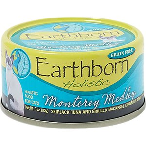 Earthborn Holistic Monterey Medley Grain-Free Natural Canned Cat & Kitten Food, 5.5-oz, case of 48
