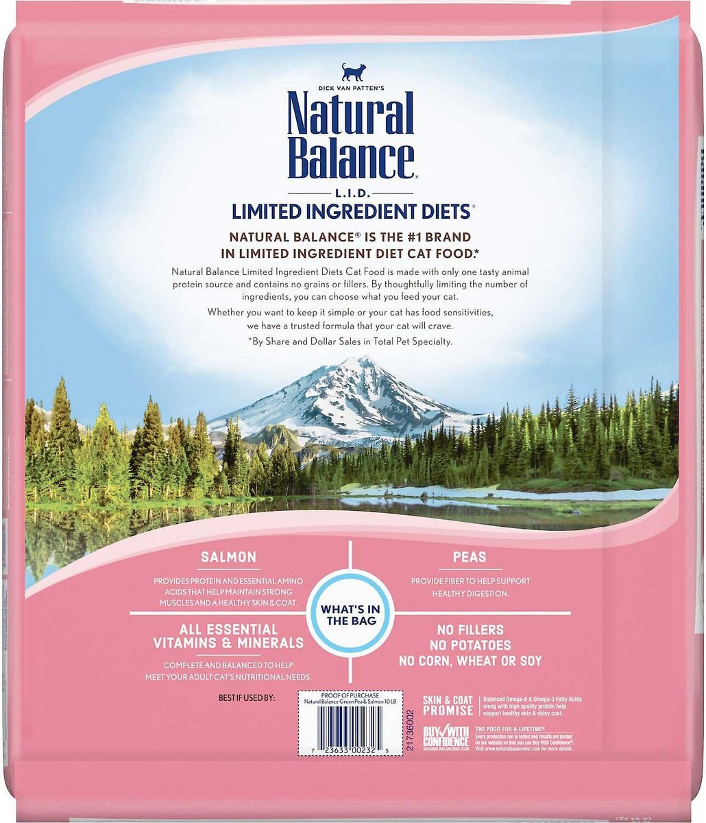 Natural Balance L.I.D. Limited Ingredient Diets High Protein Salmon Formula Dry Cat Food