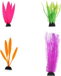 Penn-Plax Silicone Flow Plant Bundle, 4 count