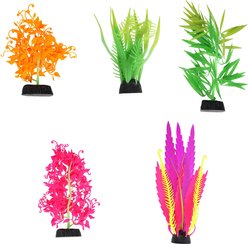 Penn-Plax Silicone Flow Plant Bundle, 5 count