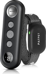 PATPET P680 Lightweight Remote Training Dog Bark Collar, Black