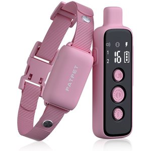 PATPET P650 300M Remote Training Dog Collar, Small, Pink, 1 count