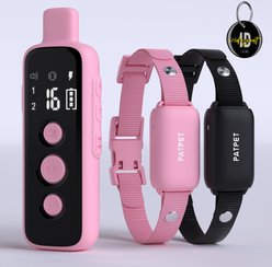 PATPET P650 300M Remote Training Dog Collar, Small, Pink, 2 count