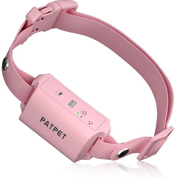 PATPET A01 Anti-Bark Training Dog Collar, Pink slide 1 of 8