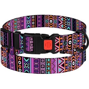 CollarDirect Tribal Pattern Aztec Design Nylon Dog Collar, Multicolor 2, Medium