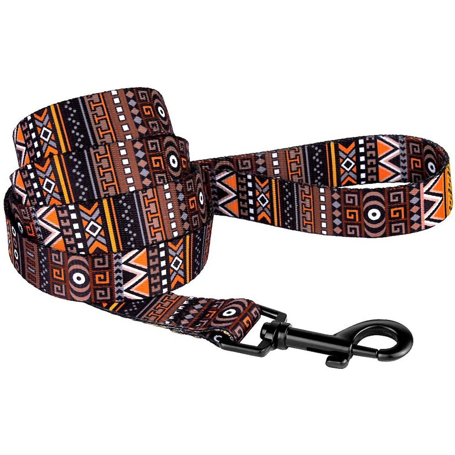 COLLARDIRECT Tribal Pattern Aztec Design Nylon Dog Leash, Multicolor 3 ...