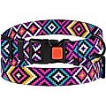 CollarDirect Tribal Pattern Ethnic Design Nylon Dog Collar, Multicolor 2, Medium